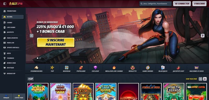 Allyspin casino login in Global