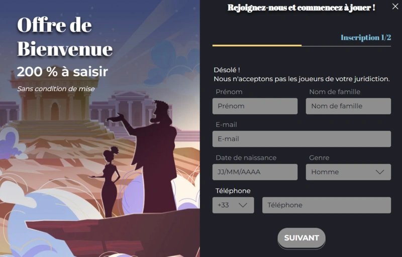 Olympe casino app, olympe casino en france